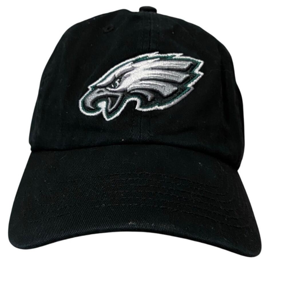 Philadelphia Eagles NFL '47 Brand Throwback Black Clean Up Size Large